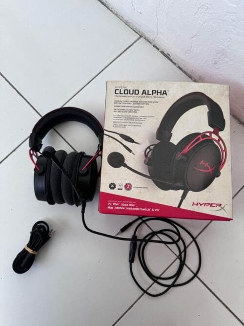 HyperX Cloud Alpha - Gaming Headset (Red) - Gambar 2